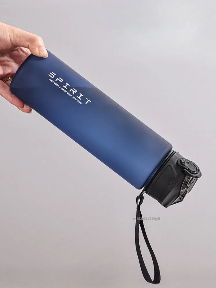 Borraccia Sportiva 750 ml con Cannuccia e Indicatore del Tempo – Palestra, Viaggi, Sport