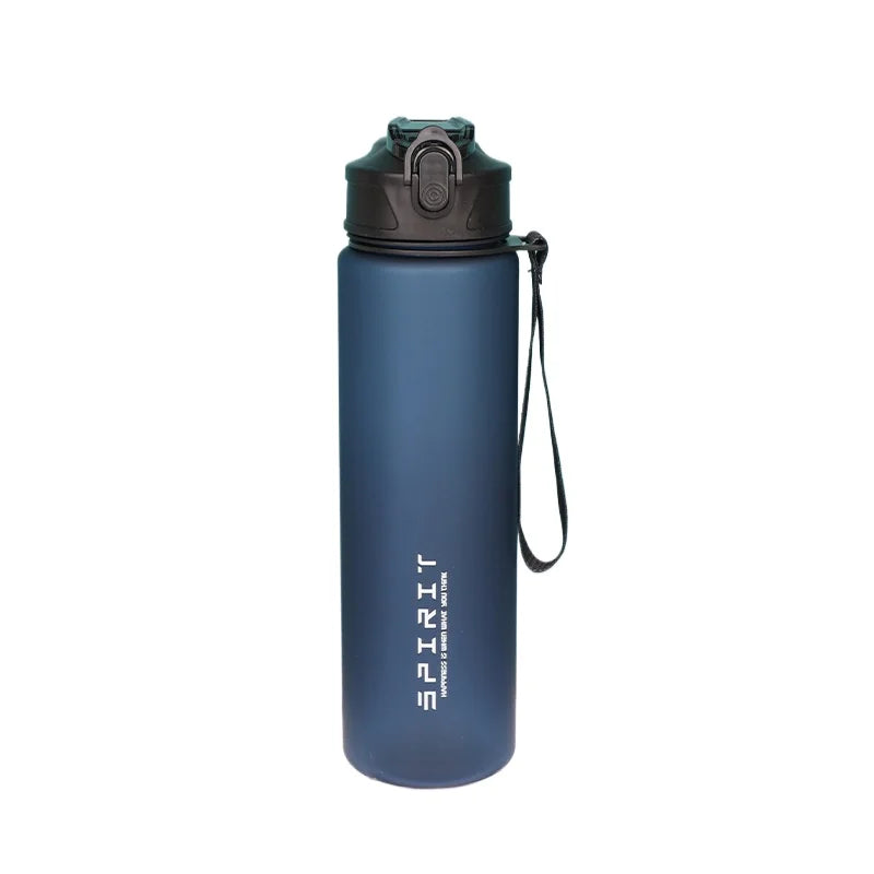 Borraccia Sportiva 750 ml con Cannuccia e Indicatore del Tempo – Palestra, Viaggi, Sport