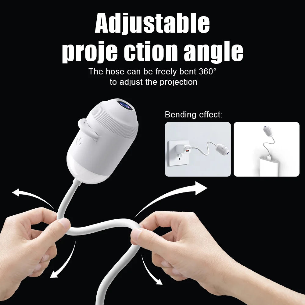 Luce Proiettore USB Effetto Cielo Stellato per Interni Auto, Casa, Camera da Letto, Luce Notturna, Luce Atmosfera Galassia Romantica