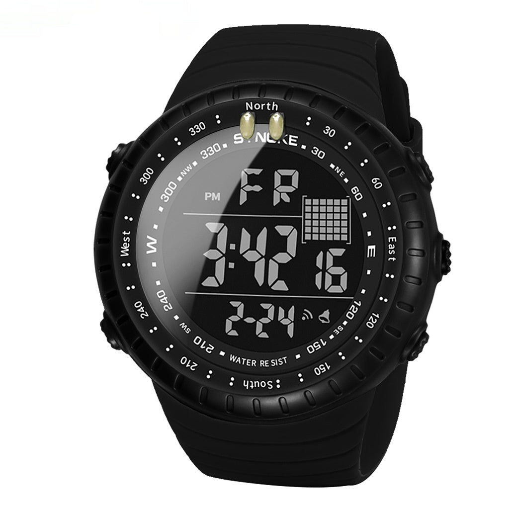 Orologio Elettronico Digitale da Uomo Sportivo Multifunzione Impermeabile WR50M