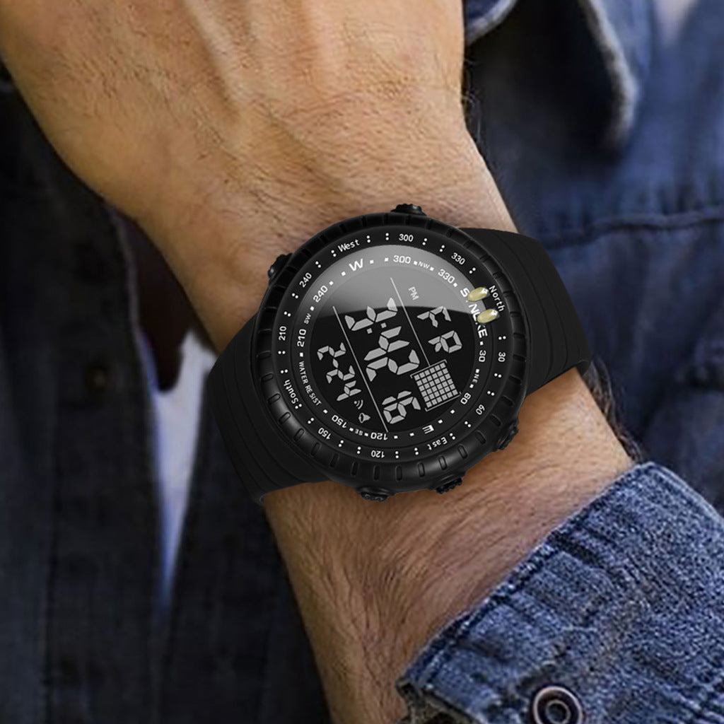 Orologio Elettronico Digitale da Uomo Sportivo Multifunzione Impermeabile WR50M