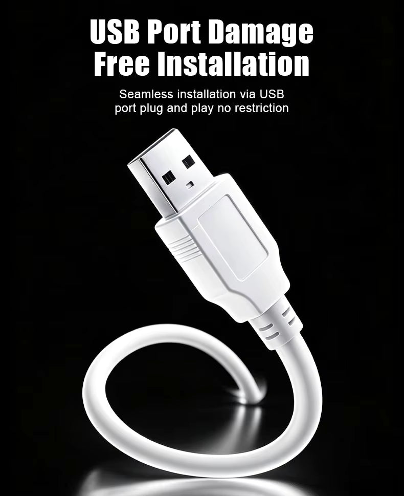 Luce Proiettore USB Effetto Cielo Stellato per Interni Auto, Casa, Camera da Letto, Luce Notturna, Luce Atmosfera Galassia Romantica