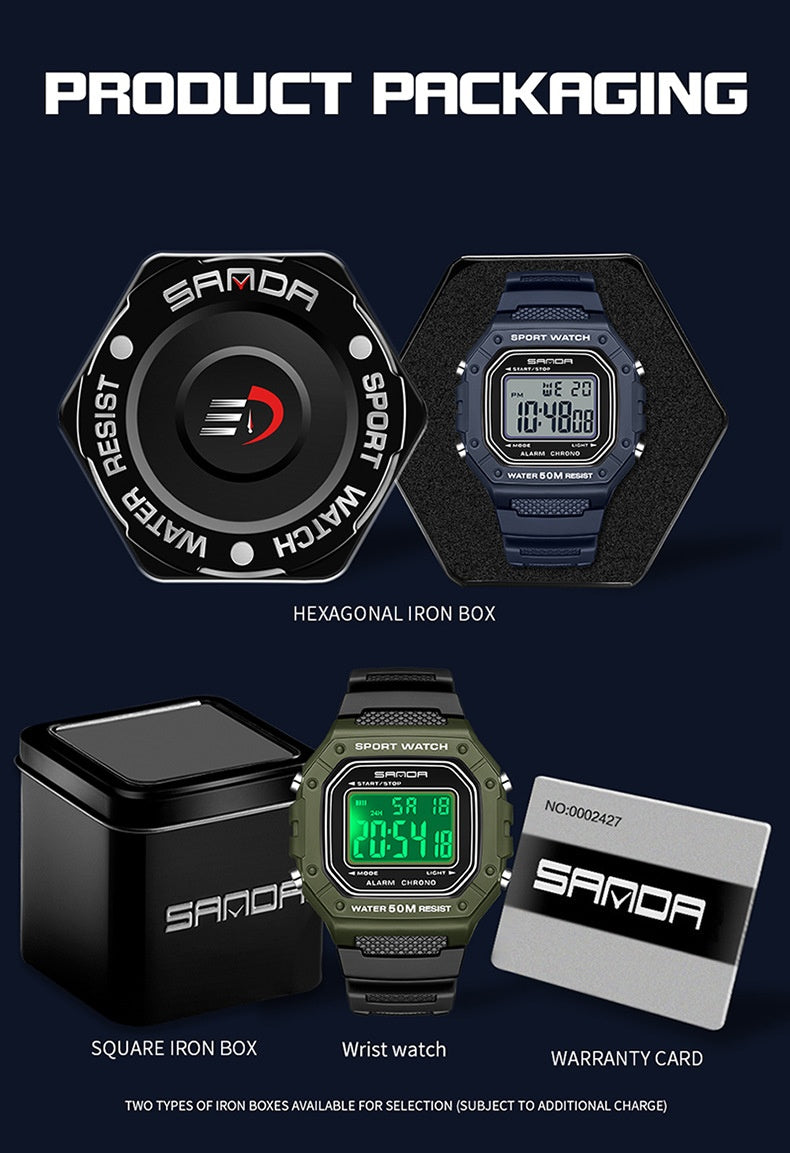 Orologio elettronico sportivo  per ragazzi
