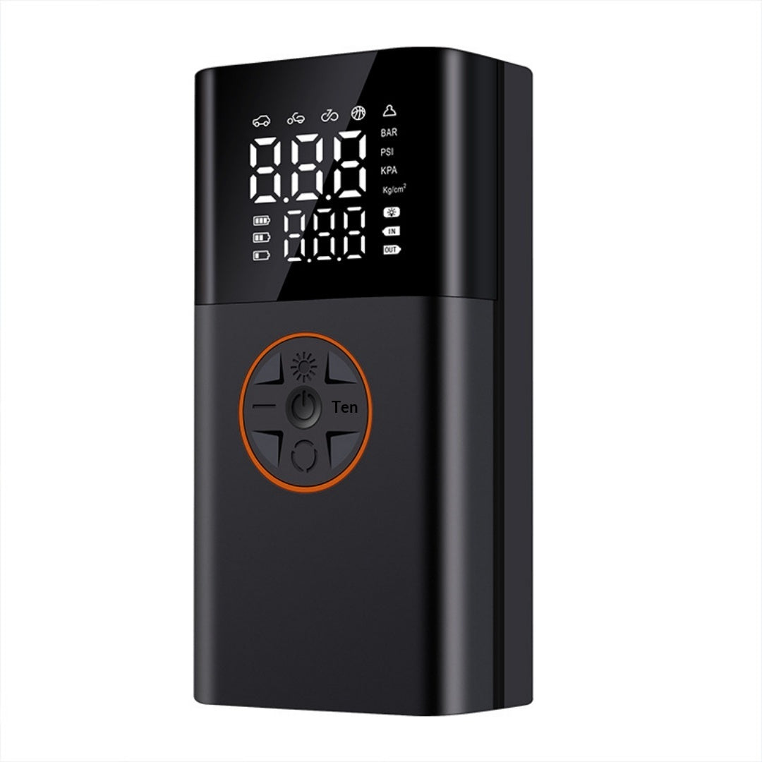 Pompa elettrica portatile, compressore d'aria con display digitale wireless
